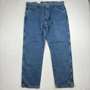 Wrangler Jeans Mens 40x30 Regular Fit Straight Leg Classic Workwear